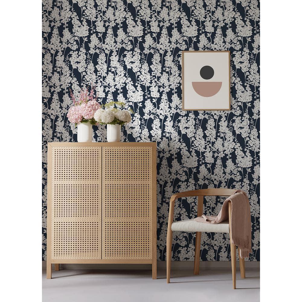 Larkspur 18' L x 20.5" W Peel and Stick Wallpaper Roll