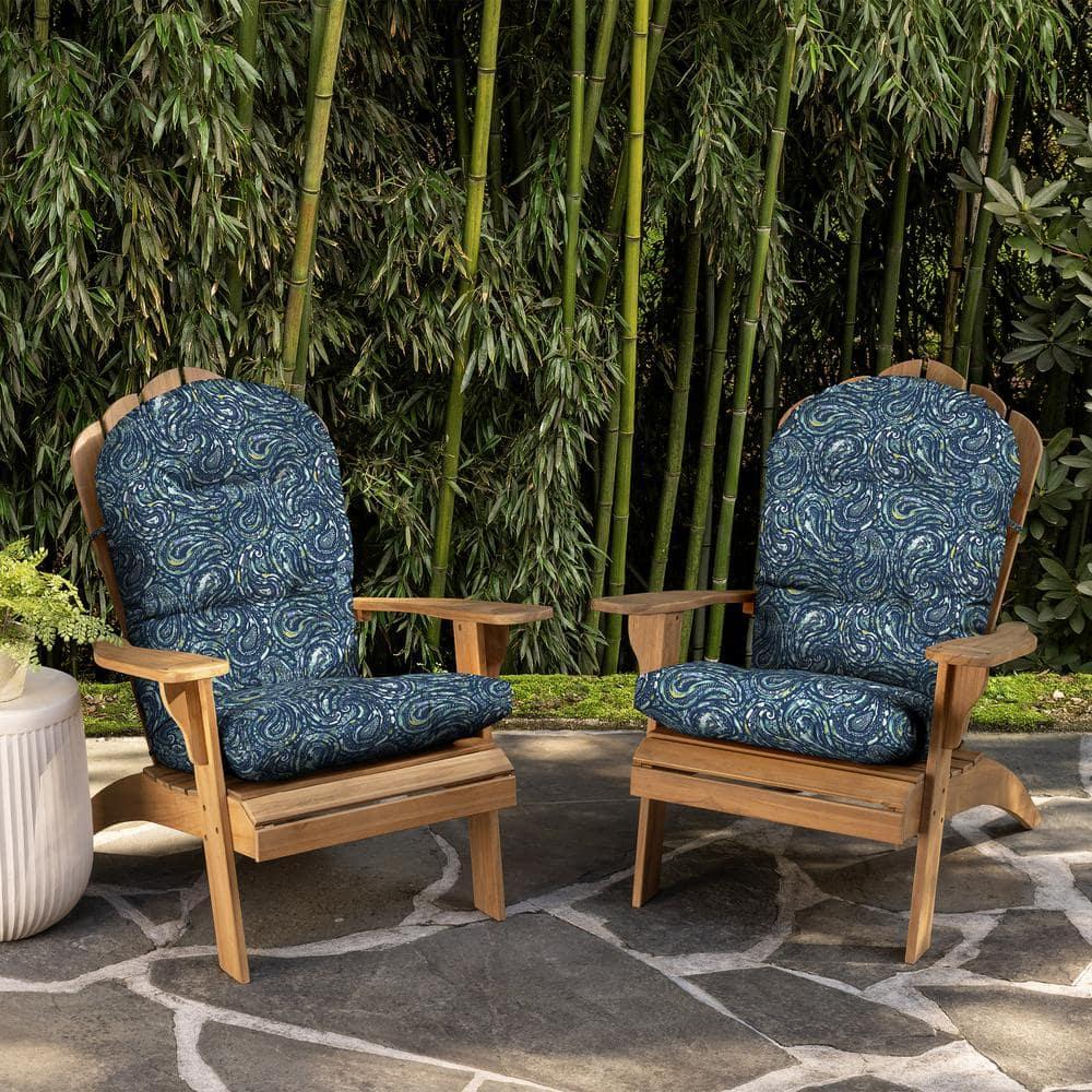 ARDEN earthFIBER Rocking Chair Cushion, Set of 2, 21.5 x 48, Rain-Proof, Fade Resistant, Cushions for Rocking and Adirondack Chairs 21.5 x 48