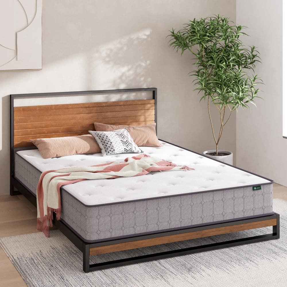 Zinus Zinus 8” Medium Comfort Support Cooling Gel Hybrid Mattress