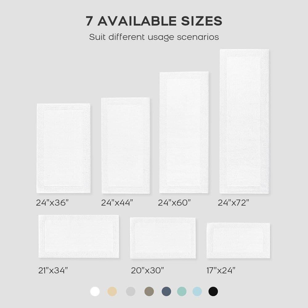 Madison Park Signature Splendor 100% Cotton Tufted 3000 GSM Reversible Bath Rug