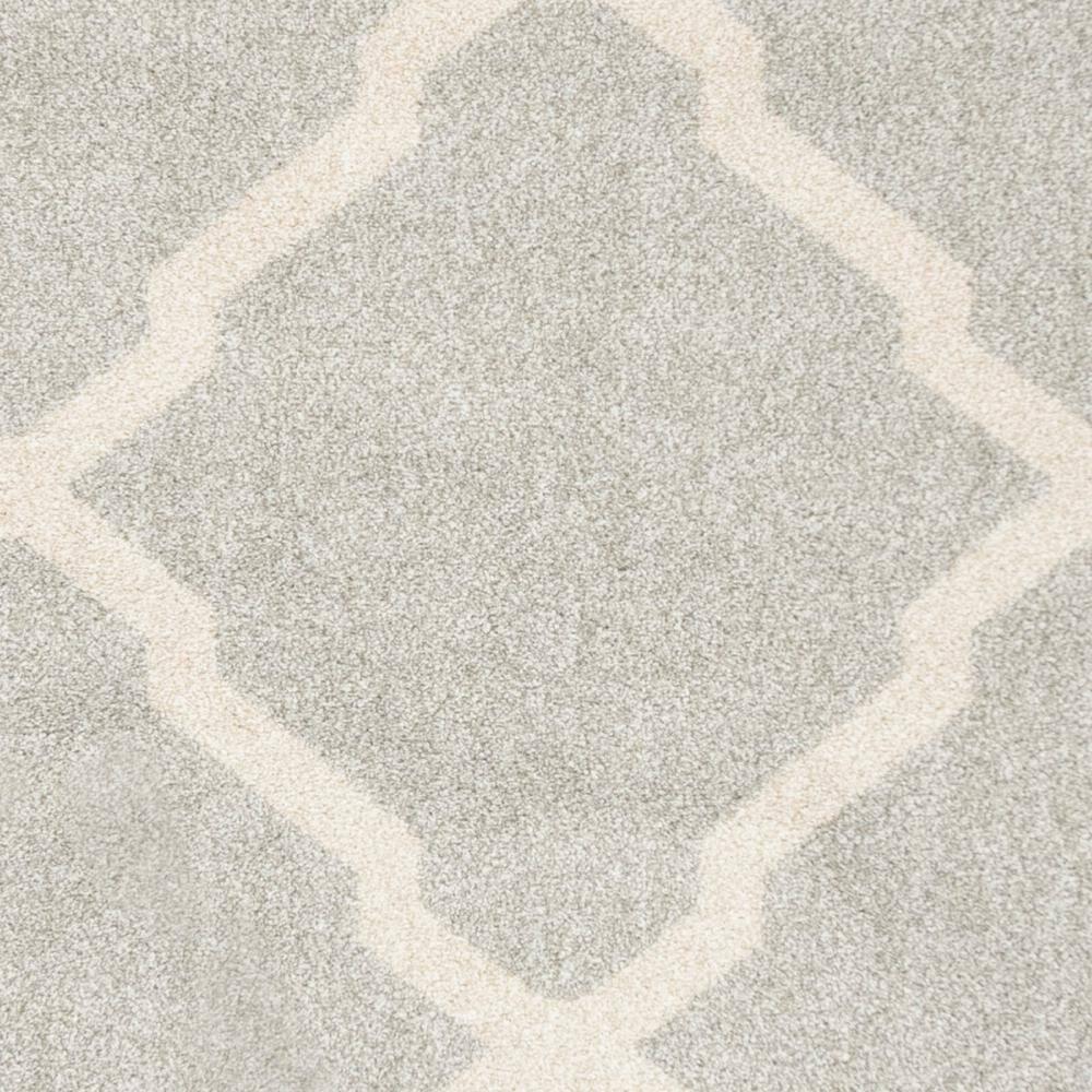 Amherst AMT421 Power Loomed Indoor Area Rug - Light Grey/Beige - 5'x5' - Safavieh