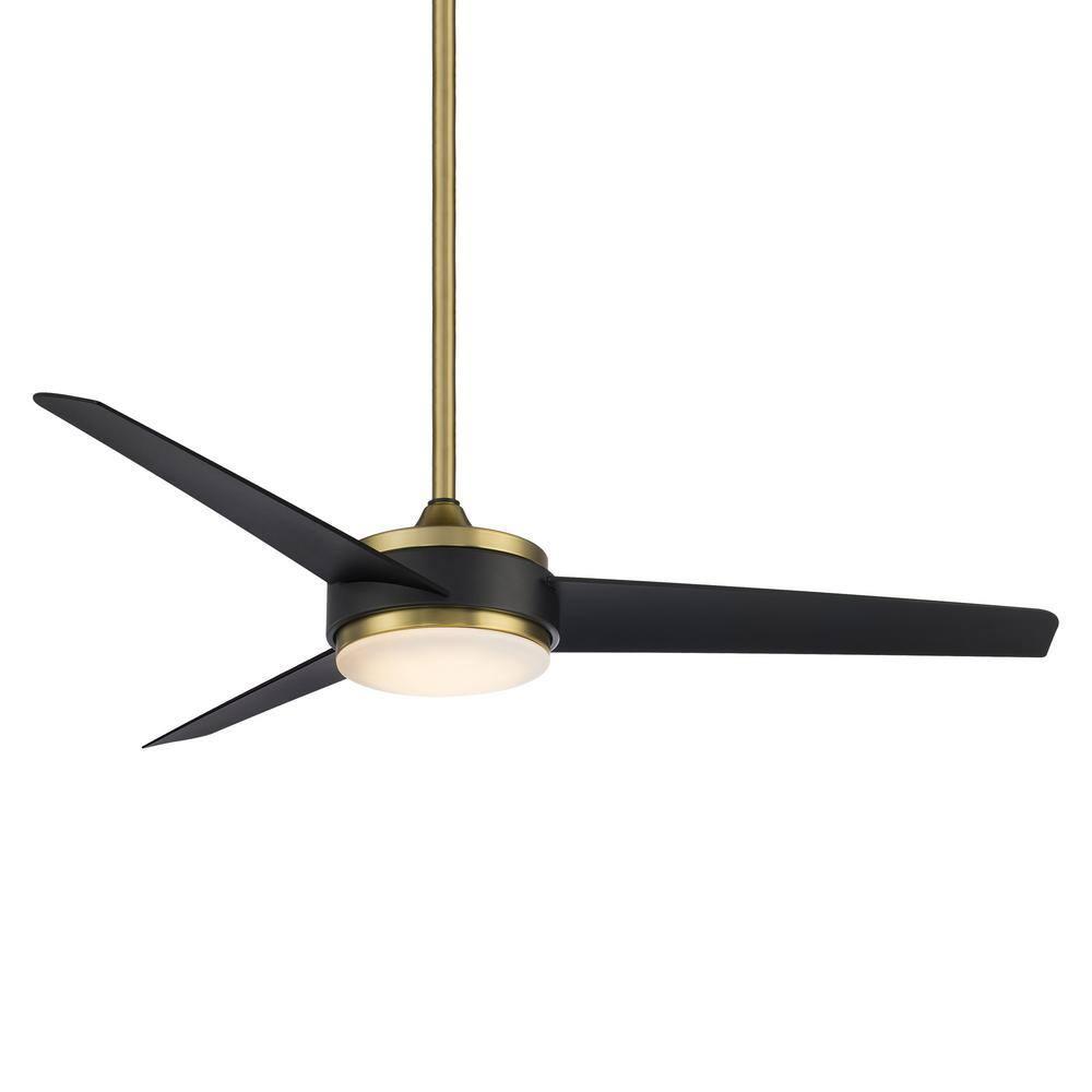 WAC Limited Fans 54" Mod 3 - Blade Outdoor/Indoor Smart Ceiling Fan with Remote Control and Dimmable LED Light Kit Included, Works With Google Assistant, Amazon Alexa, iOS And Android APP