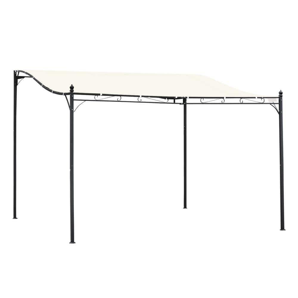 Outsunny 13 Ft.W x 10 Ft. D Canvas Pergola with Canopy