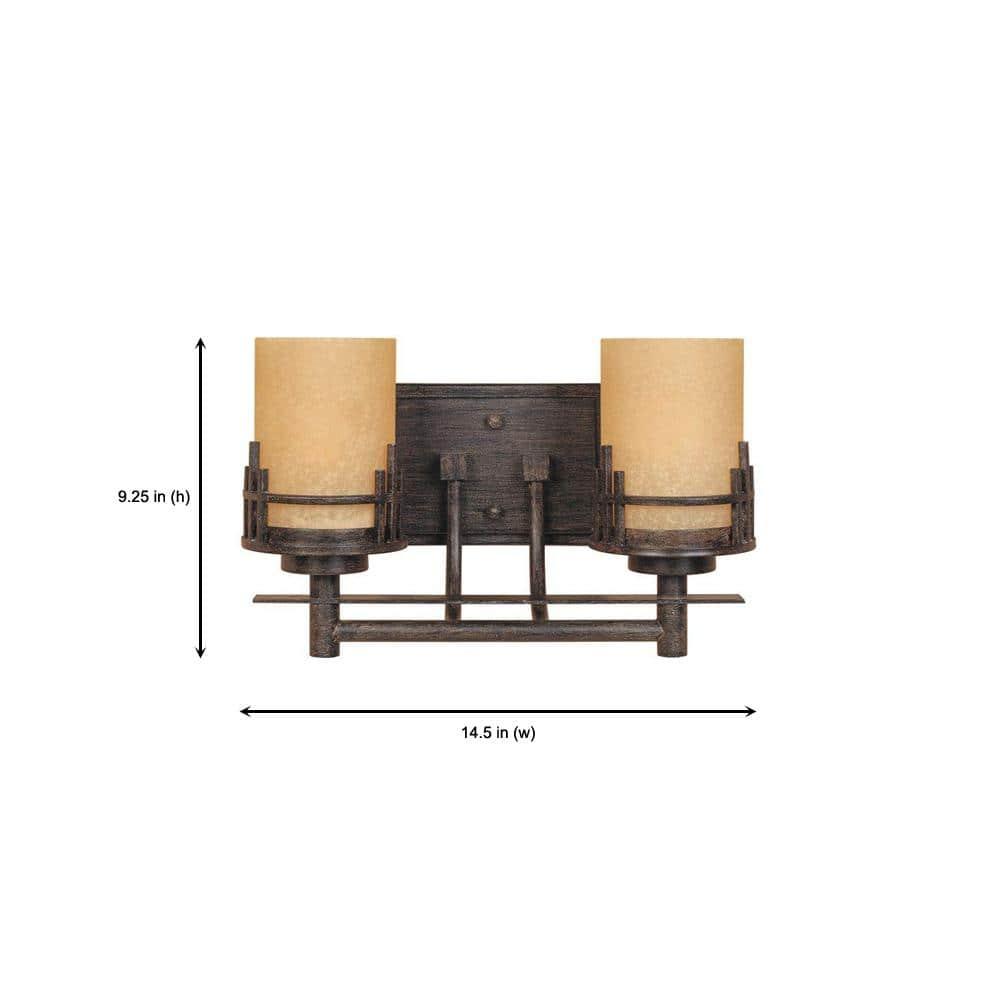 82101-WM Wall Sconce, Warm Mahogany