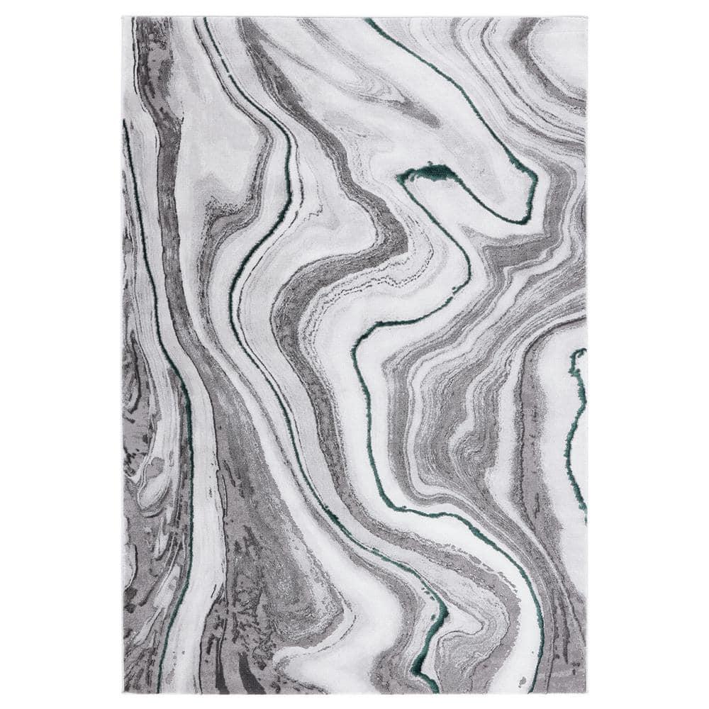 Craft CFT819 Loomed Indoor Area Rug - Grey/Green - 5'3"x7'6" - Safavieh