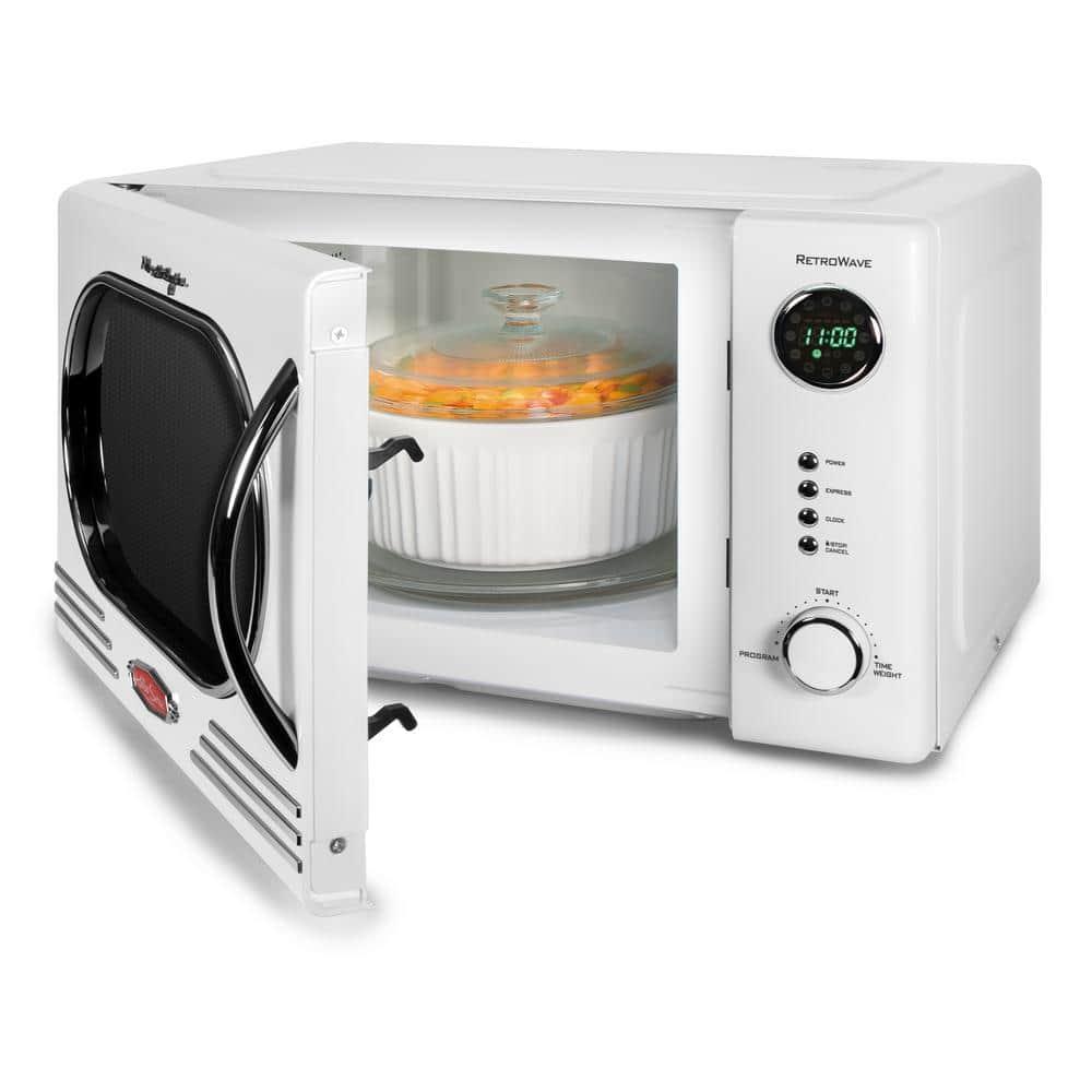 Retro Countertop Microwave 1.1 Cu Ft & 1000 Watt