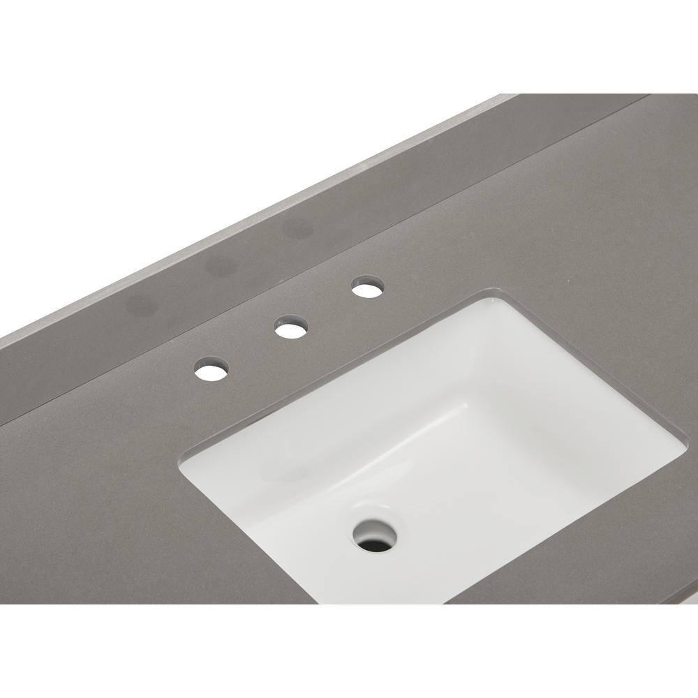 Madrid 49'' Composite Single Bathroom Vanity Top with Sink