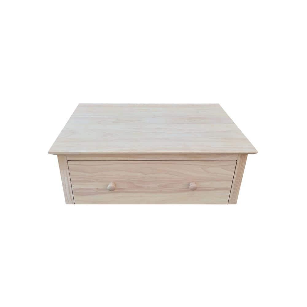 Brooklyn 4-Drawer Unfinished Wood Chest of Drawers