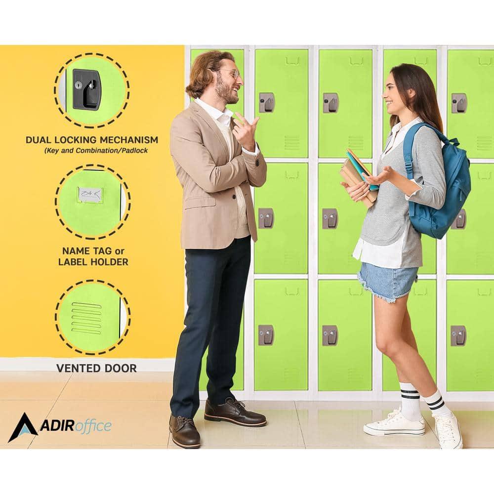 AdirOffice 3 - Tier 3 - Sections 12" Wide Storage Locker