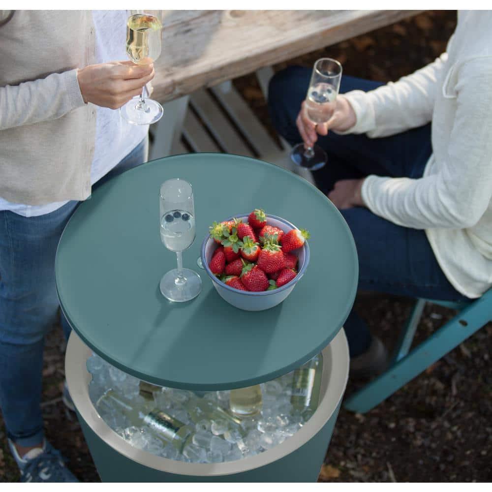 Keter 32 Qt. Cool Bar Cooler Outdoor Weather Resistant Patio Furniture 2 in 1 Pop Up Cocktail Side Table and Beverage Cooler Combo & Reviews | Wayfair