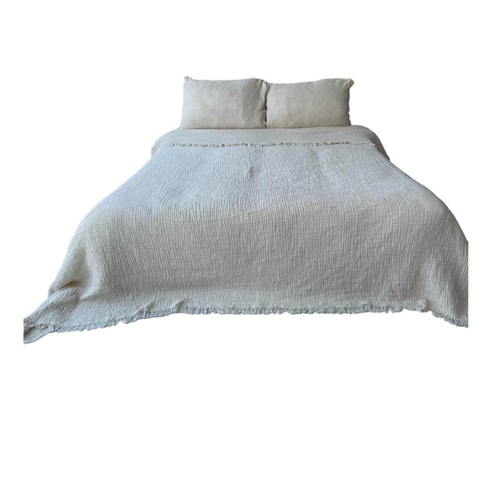 sussexhome Muslin Shams Turkish Cotton Pillow Sham (Set of 2)
