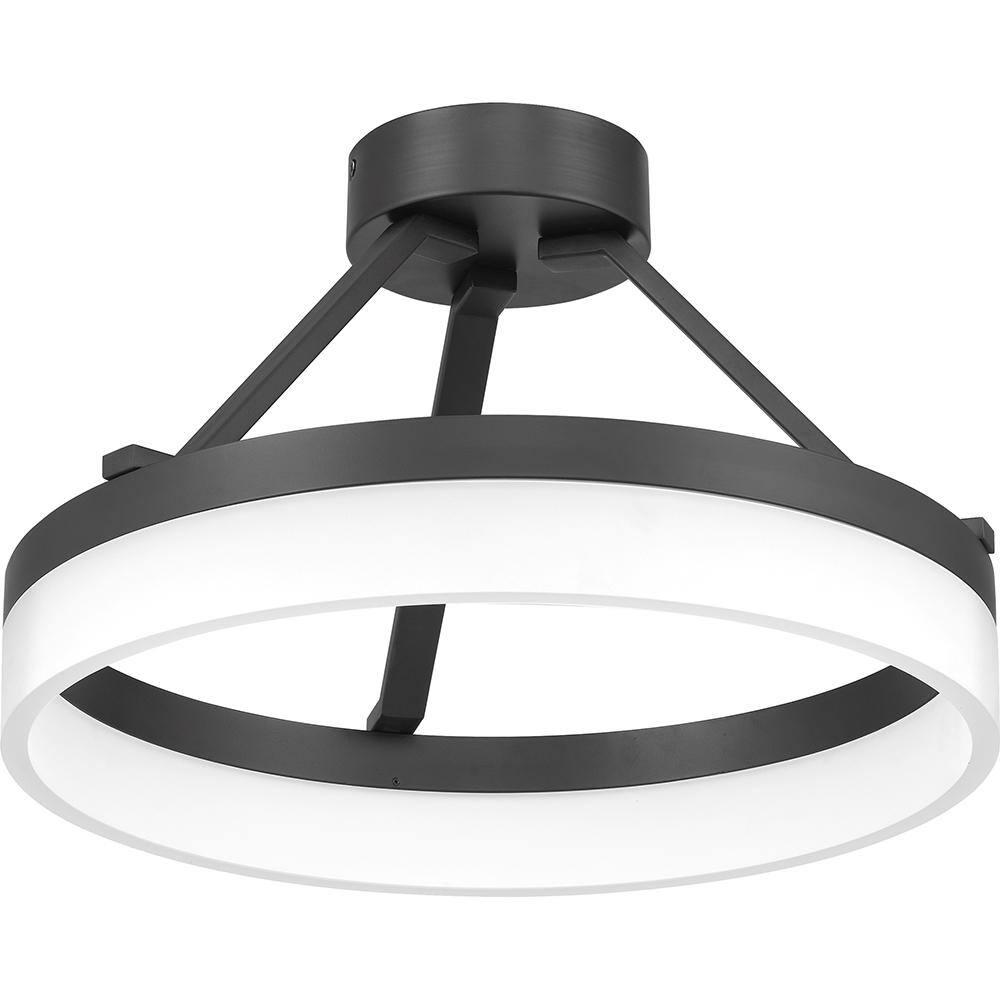 Danica Single Light Acrylic LED Semi Flush Mount