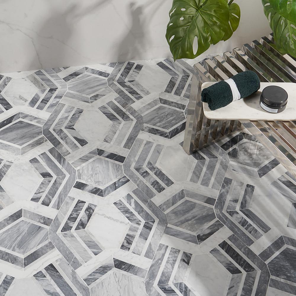 Bond Tile Tenor Marble Random Mosaic Wall & Floor Tile