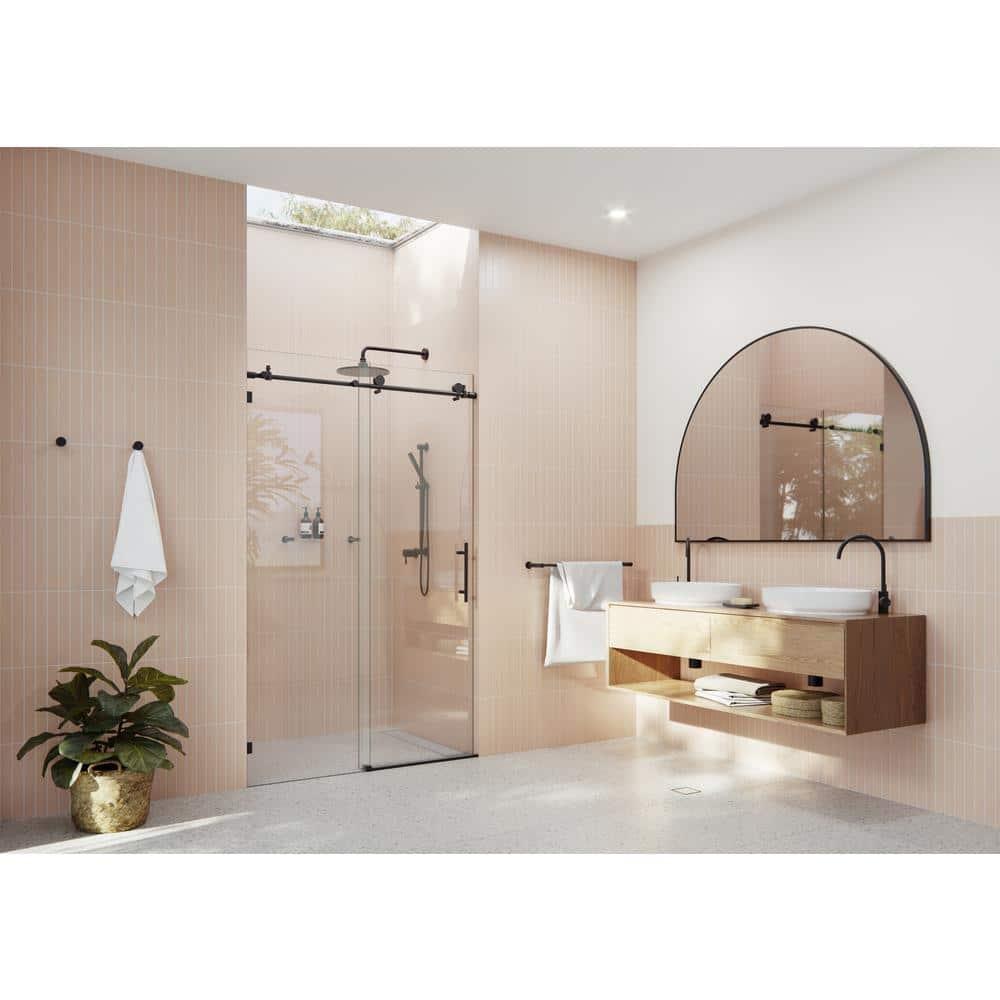 Eclipse 48 - 52 in. x 78 in. Fully Frameless Sliding Shower Door
