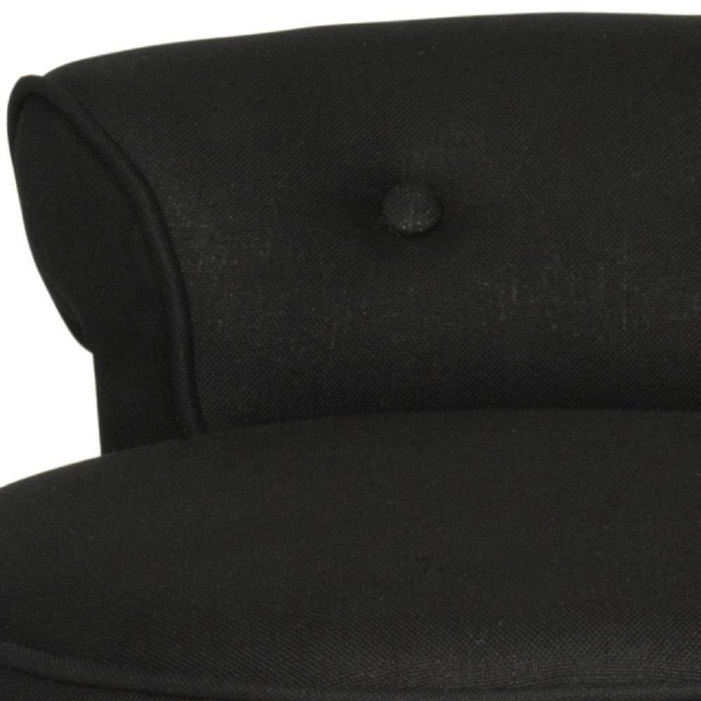 Georgia Vanity Stool - Black - Safavieh
