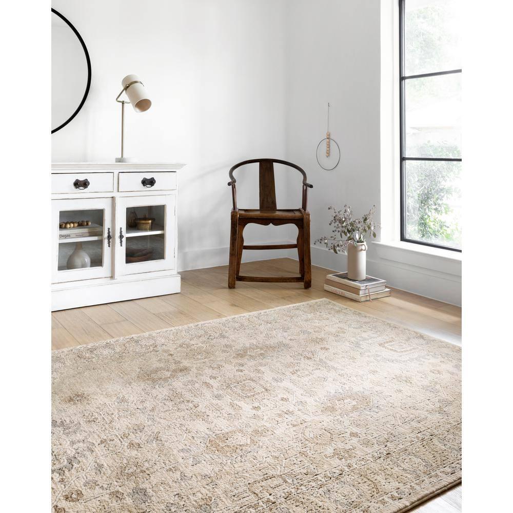 Loloi Teagan Ivory / Sand 9'-9" x 13'-6" Area Rug