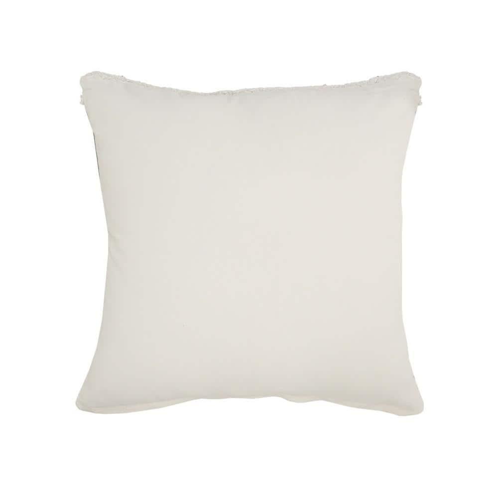 Rajani Home Dahlia Textured Cotton Throw Pillow