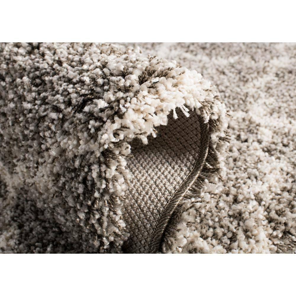 Hudson Shag SGH282 Power Loomed Indoor Area Rug - Grey/Ivory - 6'x9' - Safavieh