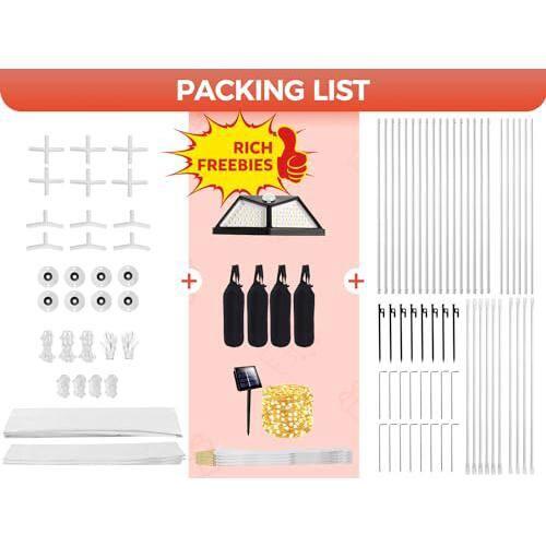 10x20FT Party Tent, Heavy Duty Canopy Tent with Removable Sidewals, Outdoor Wedding Tent for Parties Patio Gazebo Shelter for Wedding Holiday Birthday BBQ Backyard, White