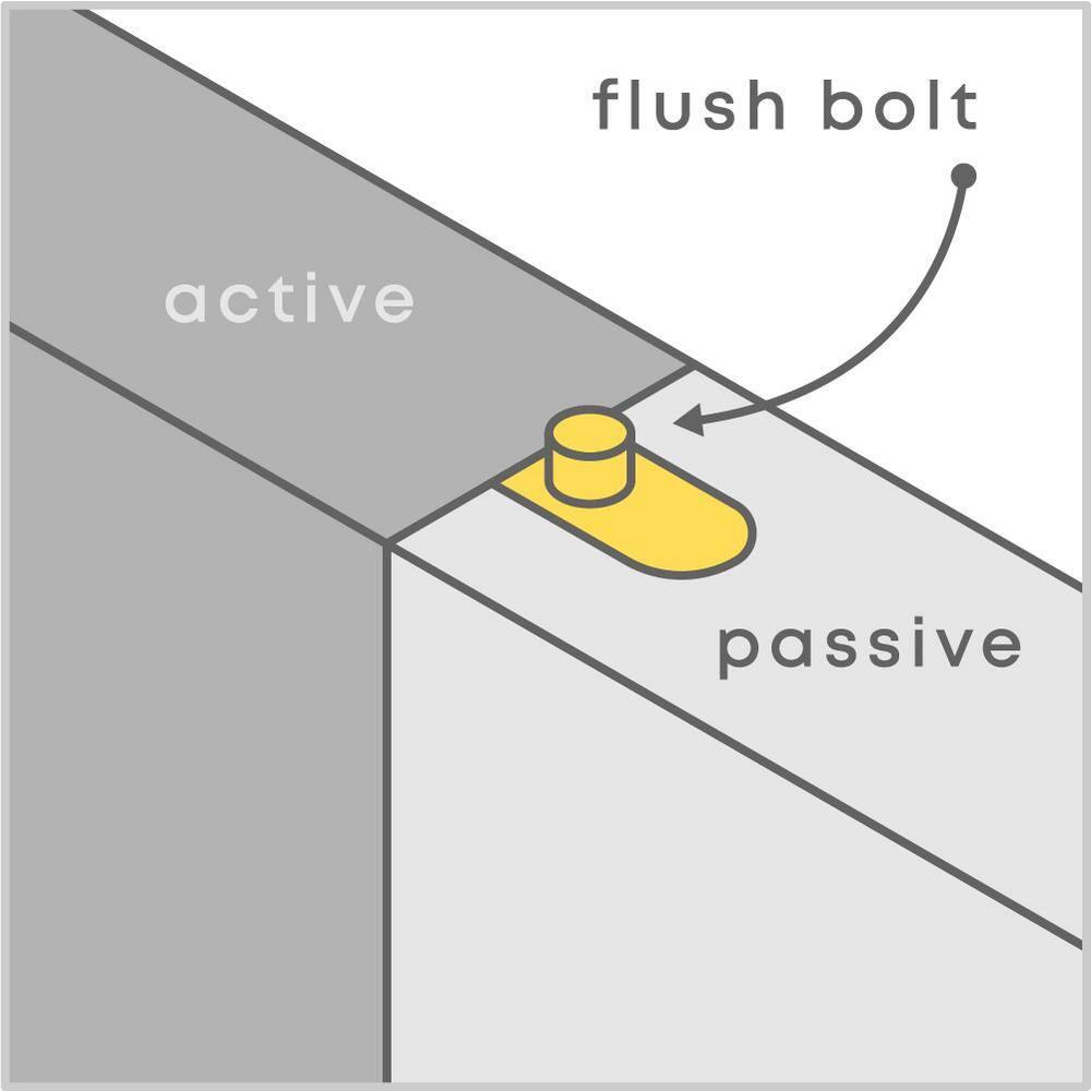 Belldinni Avon 07-05 Solid + Manufactured Wood Paneled French Doors