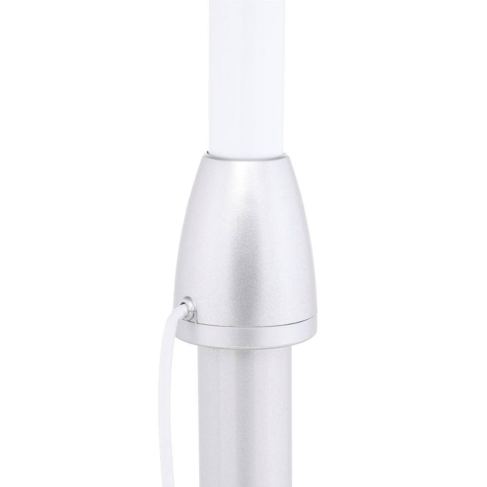 Ottlite 2-in-1 LED Magnifier Floor and Table Light, Silver