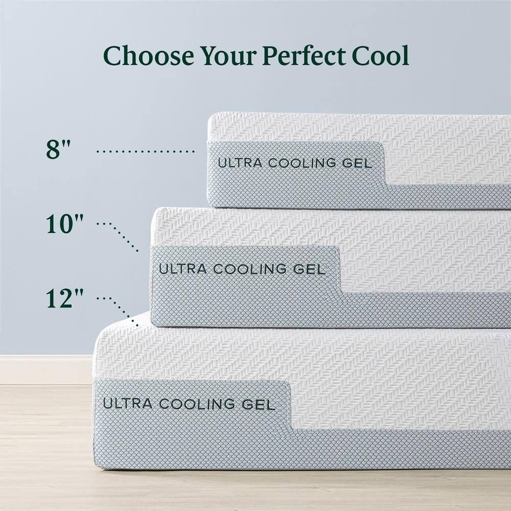 Zinus 12" Ultra Cooling Gel Memory Foam Mattress - Twin