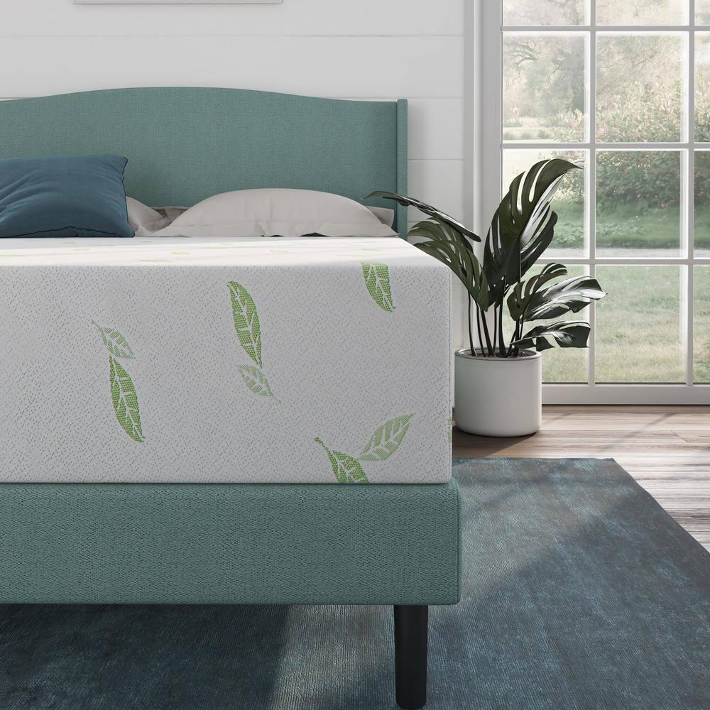 Nap Queen Anula, Green Tea Infused Medium Firm Memory Foam Mattress