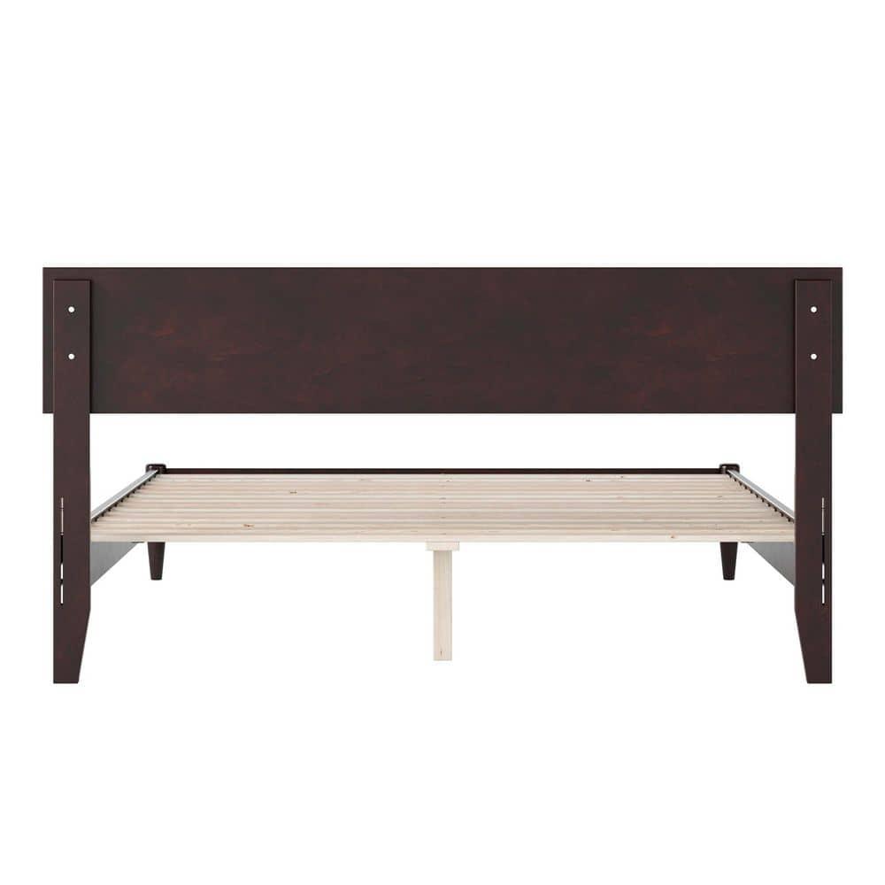 AFI Aria Queen Modern Solid Wood Low Profile Platform Bed, Espresso