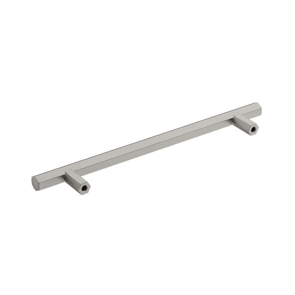 Amerock Caliber 6-5/16 inch (160mm) Center-to-Center Satin Nickel Cabinet Pull