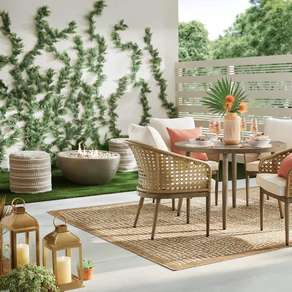TOMMY BAHAMA Marlin Transitional Indoor/Outdoor Area Rug, Brown