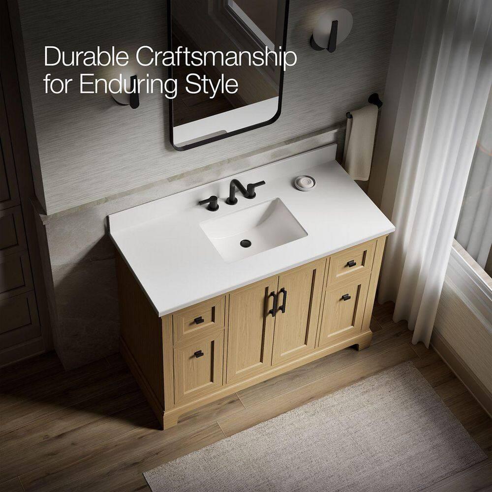 Charlemont 48 In. Bathroom Vanity Cabinet With Sink And Quartz Top