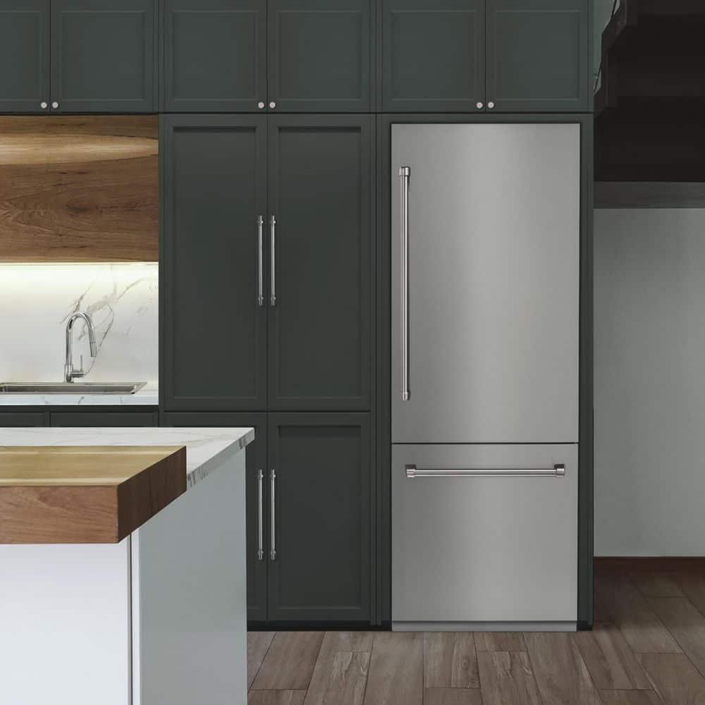 ZLINE KITCHEN AND BATH RBIV30430 bottom freezer built in refrigerator