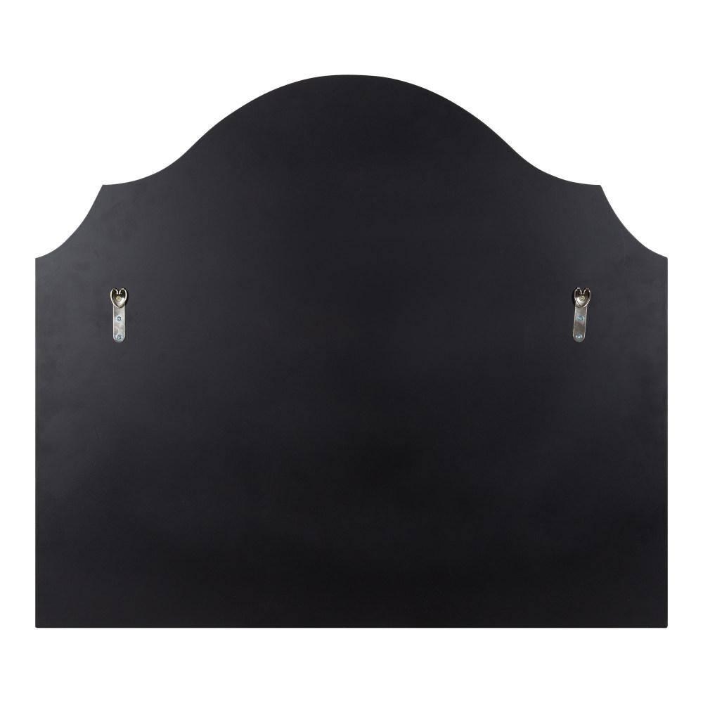 Kate and Laurel Leanna Framed Arch Wall Mirror, 32x28, Black