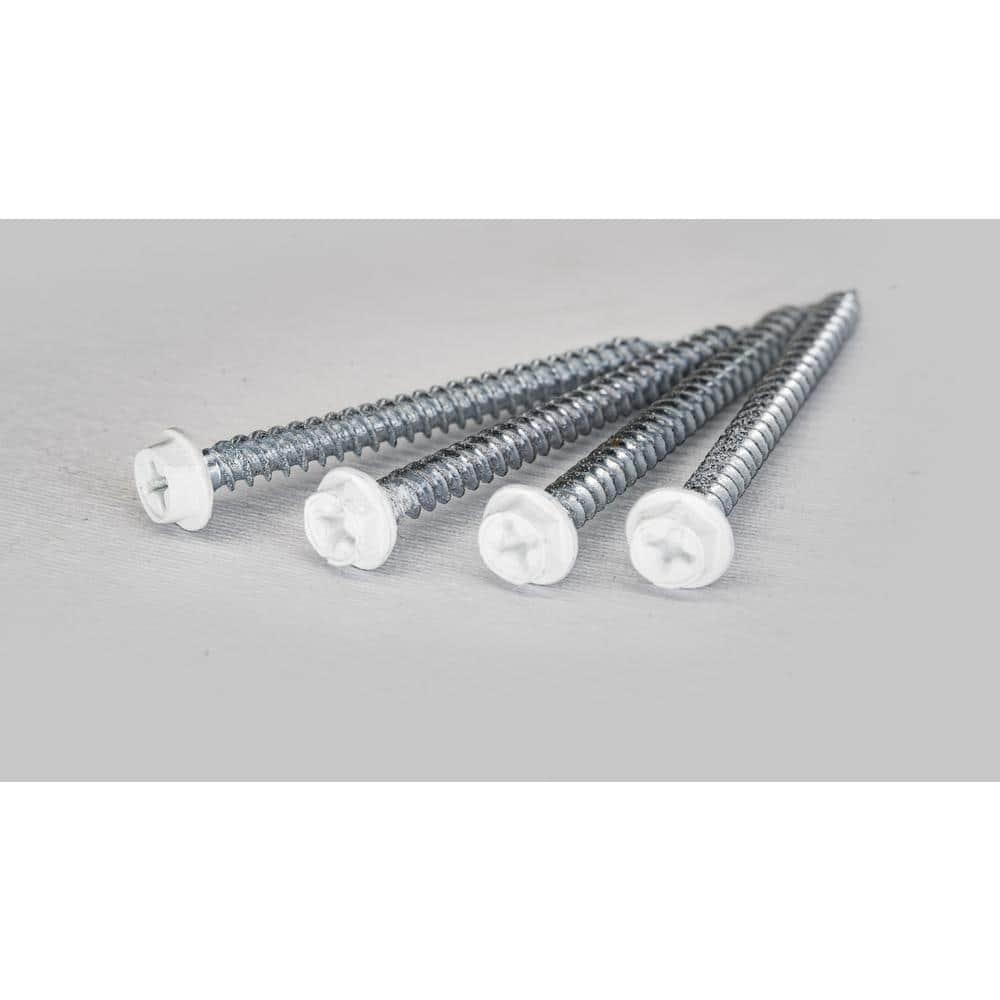 14x14 White Steel Return Air Filter Grille with Fixed Hinges