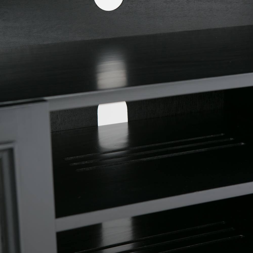 Simpli Home Amherst 54" TV Stand in Black