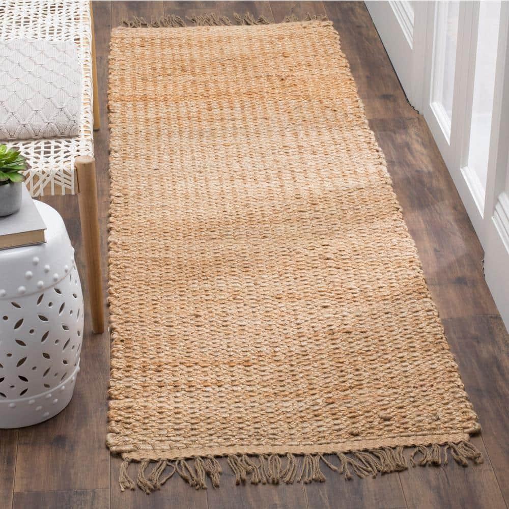Uma Natural Fiber Hand Woven Jute Solid Color Rug