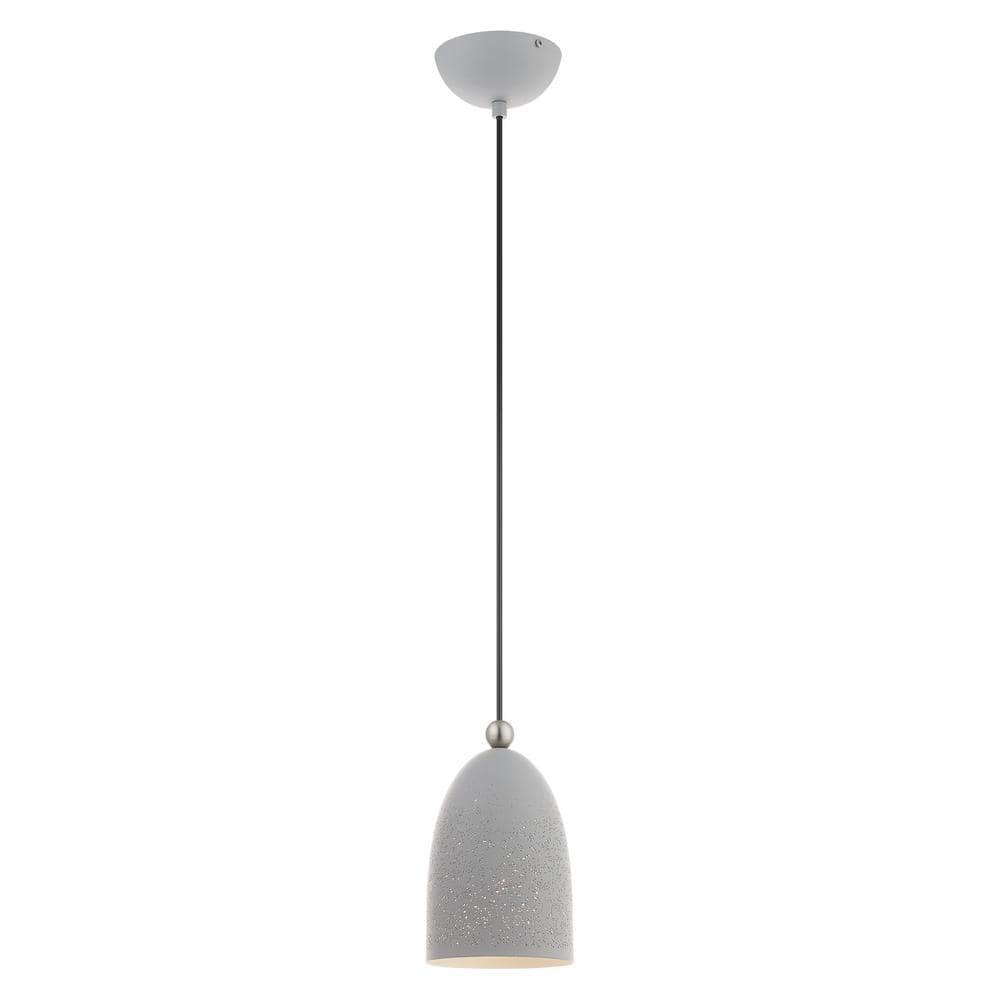 Livex Lighting Arlington 1 - Light Pendant in  Nordic Gray