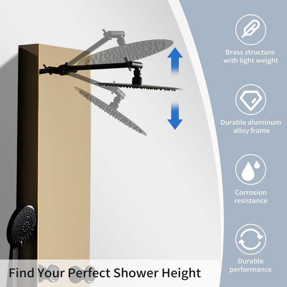 60.55'' Shower Panel with Adjustable Shower Head