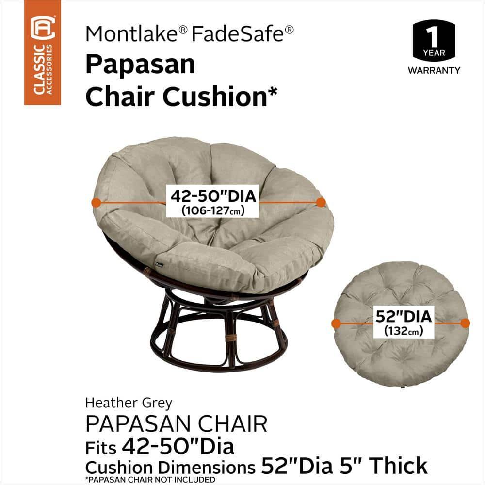 Classic Accessories Montlake Outdoor 5'' Papasan Seat Cushion