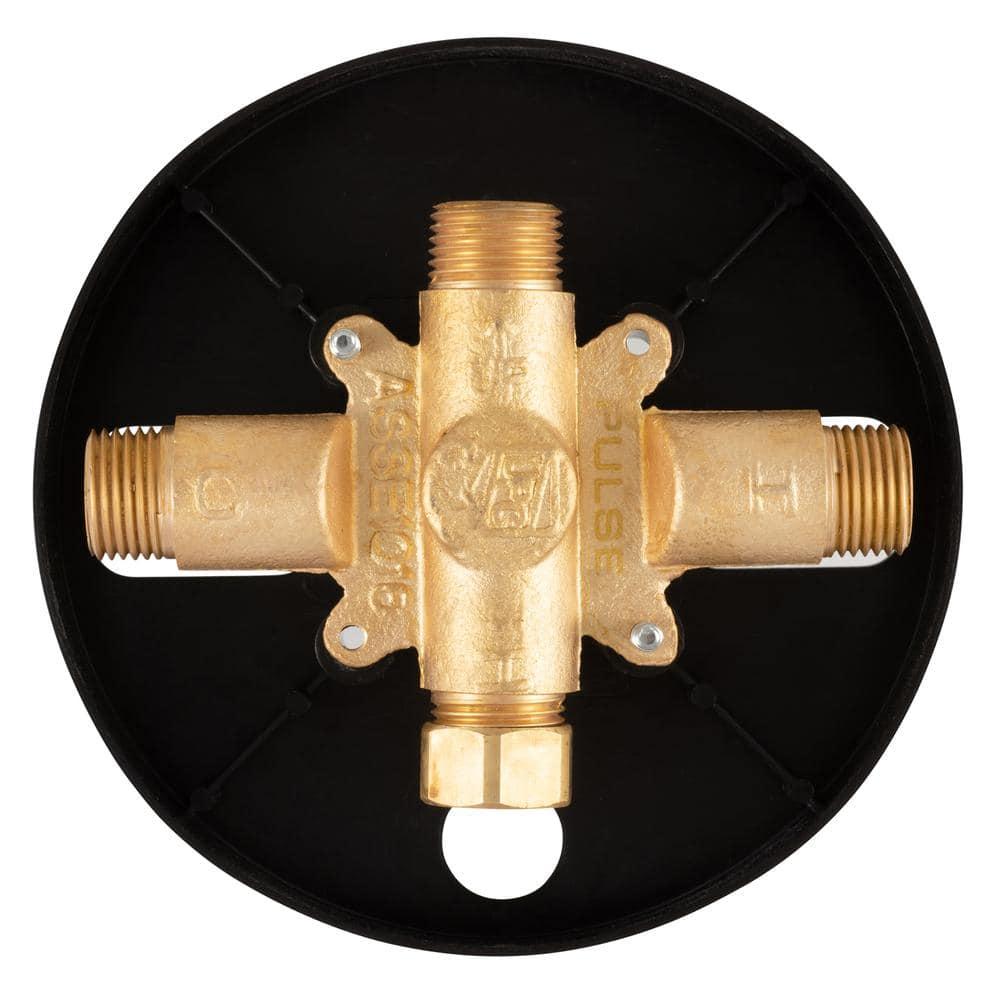 Tru-Temp Pressure Balanced Mixing Valve with Round Trim