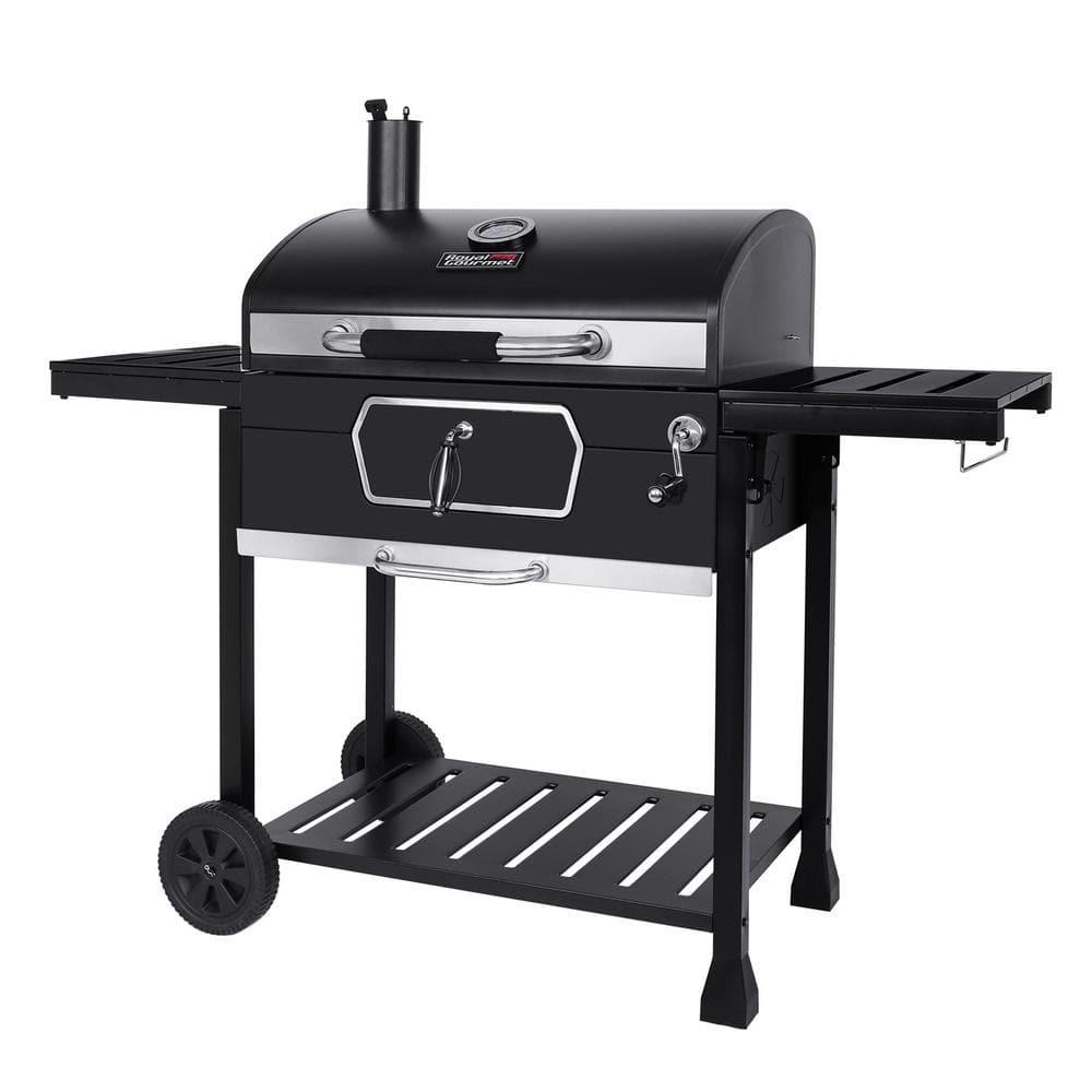 Royal Gourmet Deluxe 30-Inch Charcoal Grill, Black