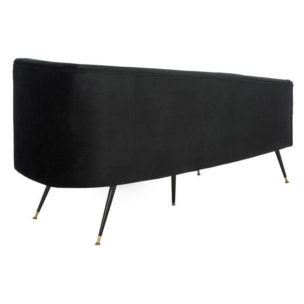 Evangeline Parisian Settee - Black - Safavieh.