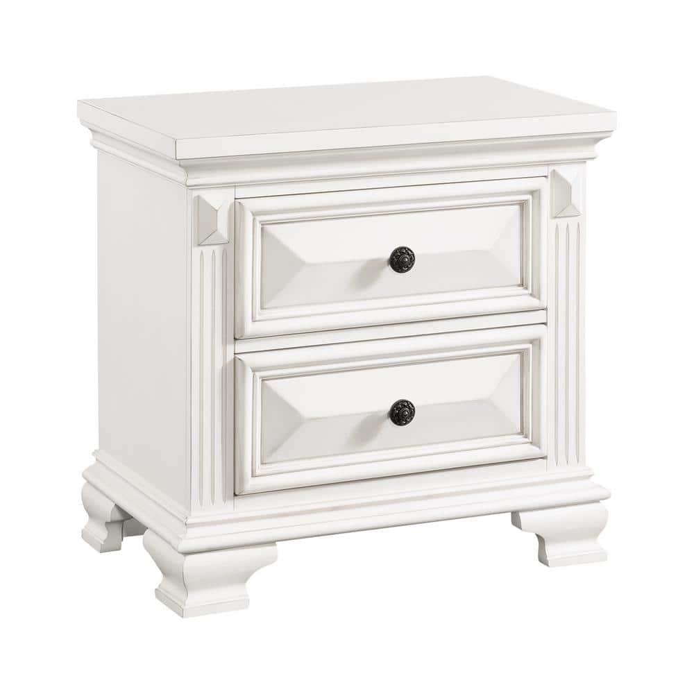 2 Drawer Trent Nightstand White - Picket House Furnishings
