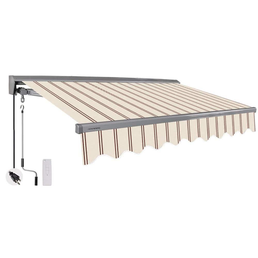 Classic Motorized Retraction Slope Patio Awning