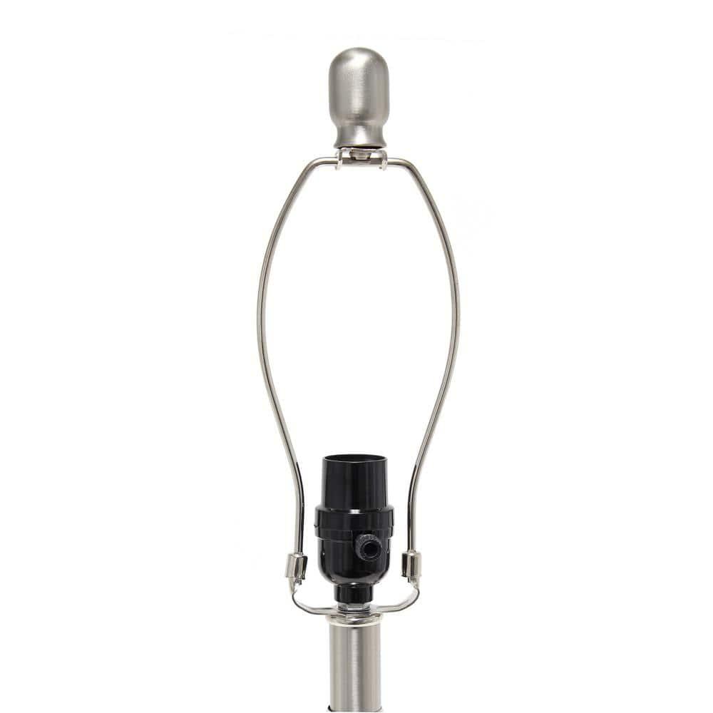 Elegant Designs Modern Glass Gourd Shaped Table Lamp - Mercury