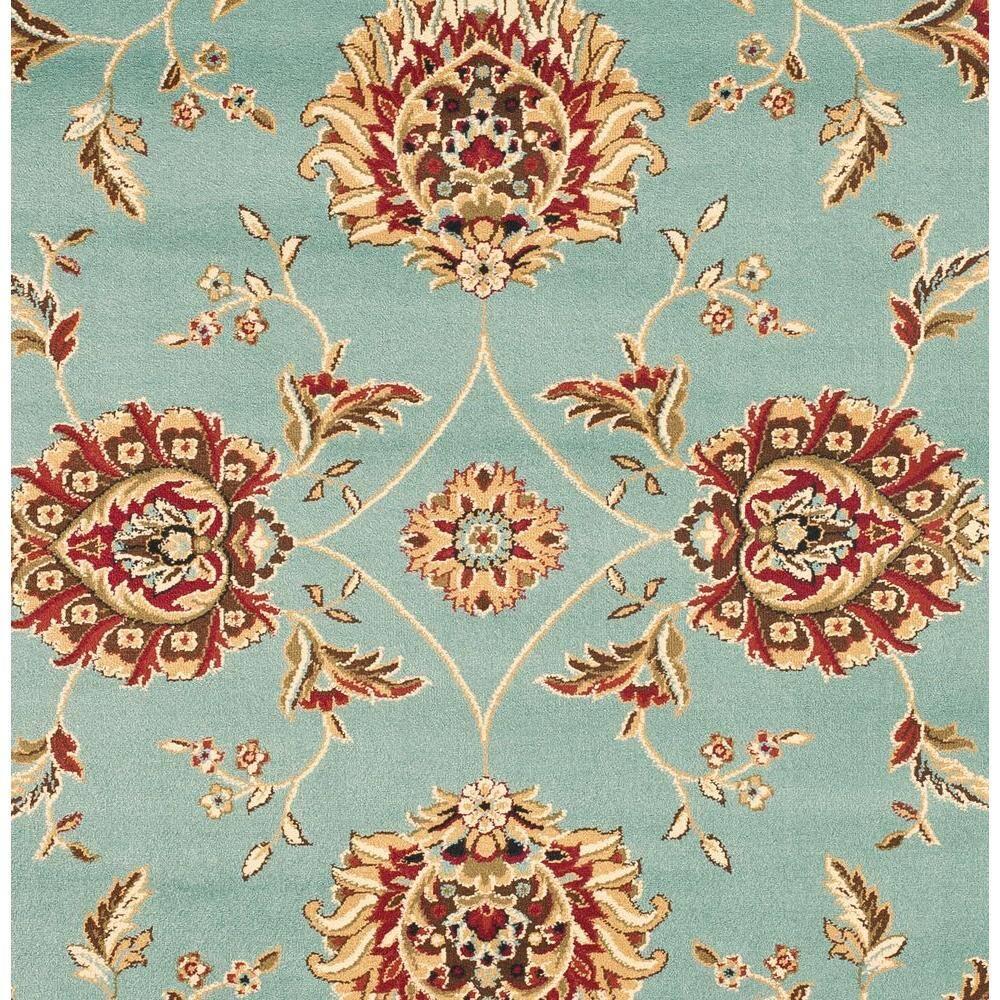 Lyndhurst LNH555 Power Loomed Area Rug - Blue/Ivory - 5'3"x7'6" - Safavieh