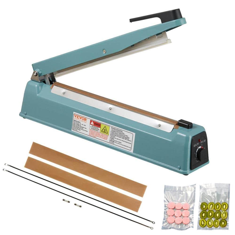 VEVOR VEVOR 12" Iron Hand Impulse Heat Sealer Machine Poly Bag Sealing for Plastic Bag
