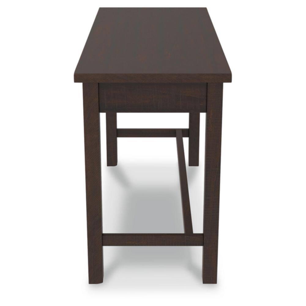 Signature Design by Ashley Casual Camiburg 2 Drawer Home Office Desk, Warm Brown