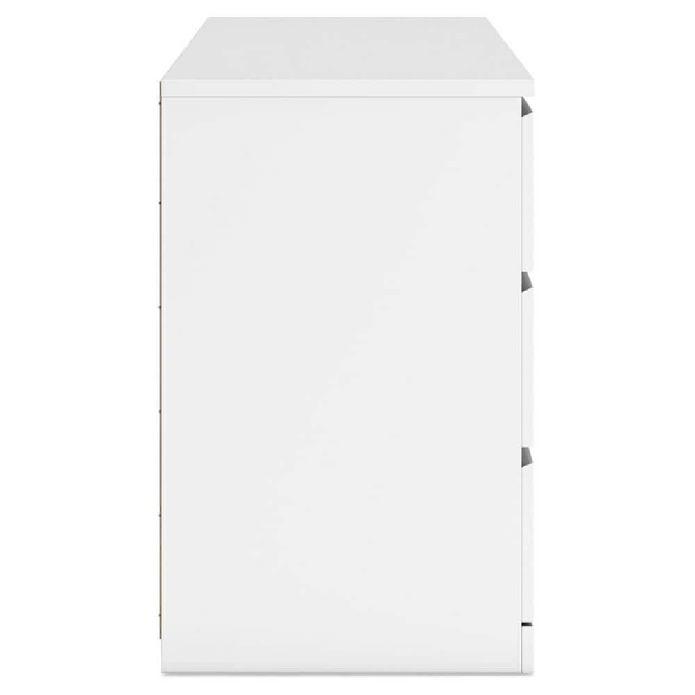 Signature Design by Ashley Onita Modern 6 Drawer Dresser, White