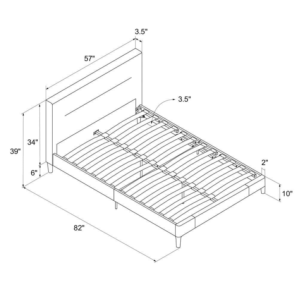 CosmoLiving by Cosmopolitan Westerleigh Upholstered Platform Bed